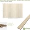 Ekena Millwork 48H x 1/4T Adjustable Wood Slat Wall Panel Kit w/ 2W Slats, Birch contains 22 Slats SWW66X48X0250BI - alternate 2